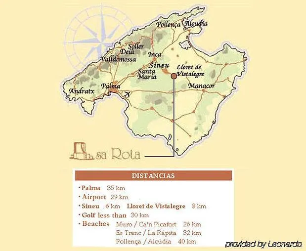 Country house Finca Sa Rota Lloret de Vistalegre Spain
